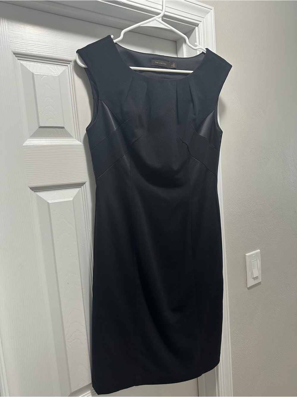 The Little Black Dress- Sleeveless Midi Sheath Dress